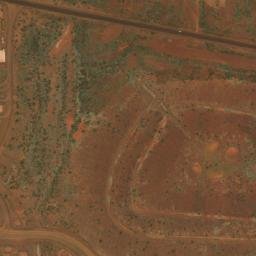 Satellite imagery of Cloudbreak Mine, AU