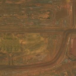 Satellite imagery of Cloudbreak Mine, AU