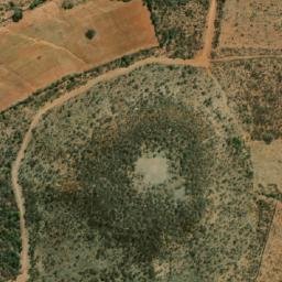 Satellite imagery of Khubulabobedi Hill, BW