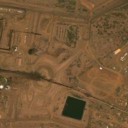 Satellite imagery of Christmas Creek Mine, AU
