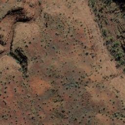 Satellite imagery of Yampire Gorge, AU