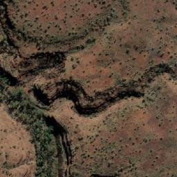 Satellite imagery of Yampire Gorge, AU