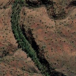 Satellite imagery of Yampire Gorge, AU