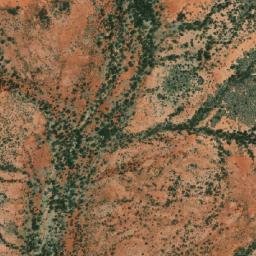 Satellite imagery of Red Hill, AU