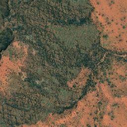 Satellite imagery of Hanging Rock, AU