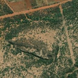 Satellite imagery of Majwana-a-Diphiri Hill, BW