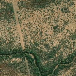 Satellite imagery of Majwana-a-Diphiri Hill, BW