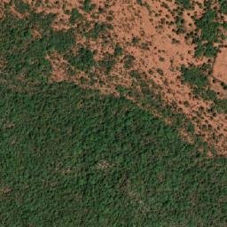 Satellite imagery of Kutswe Pass, BW