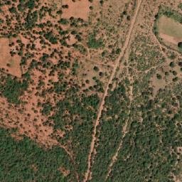 Satellite imagery of Kutswe Pass, BW