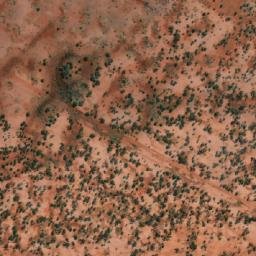 Satellite imagery of Red Hill, AU