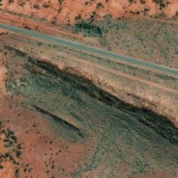 Satellite imagery of Red Hill, AU