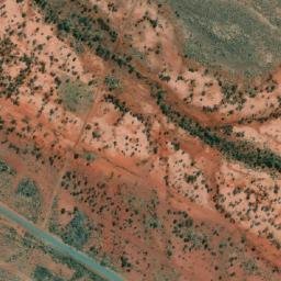 Satellite imagery of Red Hill, AU