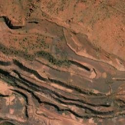 Satellite imagery of Mount Tom Price, AU