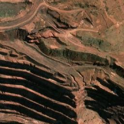Satellite imagery of Mount Tom Price, AU