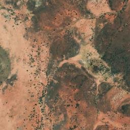 Satellite imagery of Pulatera Hills, AU