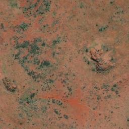 Satellite imagery of Rembrandt Rock, AU