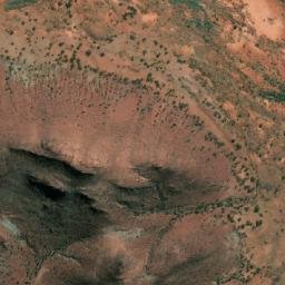 Satellite imagery of Peak Edgar, AU