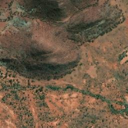 Satellite imagery of Peak Edgar, AU