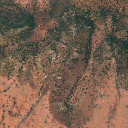 Satellite imagery of Mount Tietkens, AU