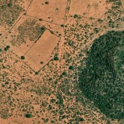 Satellite imagery of Thobela Hill, BW