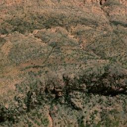 Satellite imagery of Mount Strickland, AU