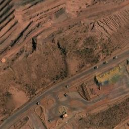 Satellite imagery of Mount Newman Mines, AU