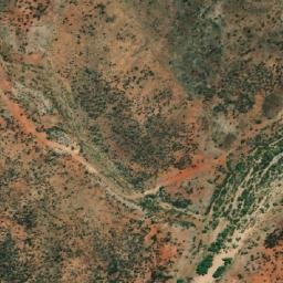 Satellite imagery of Ruby Gap, AU