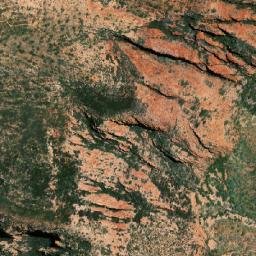 Satellite imagery of Mount Sonder, AU