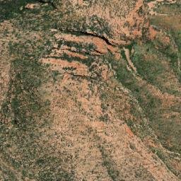 Satellite imagery of Mount Sonder, AU