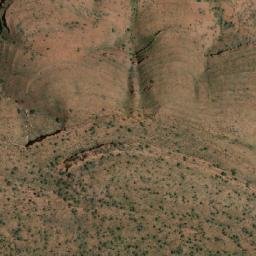 Satellite imagery of Mount Tate, AU