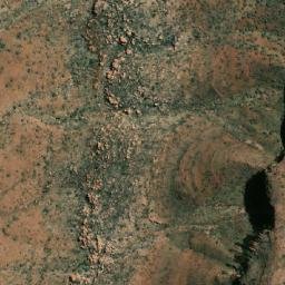 Satellite imagery of Mereenie Bluff, AU