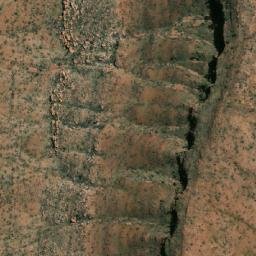 Satellite imagery of Mereenie Bluff, AU