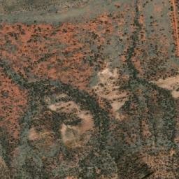Satellite imagery of Mount Ertwa, AU