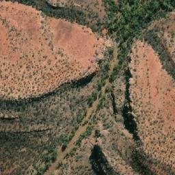 Satellite imagery of Gregorys Gap, AU