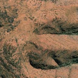 Satellite imagery of Mount Hermannsburg, AU