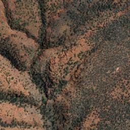 Satellite imagery of Mount Polhill, AU