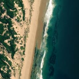 Satellite imagery of Ponta Inharrelugo, MZ