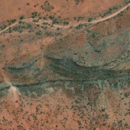 Satellite imagery of Mount Pellinore, AU