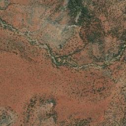Satellite imagery of Conical Hill, AU