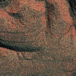 Satellite imagery of Mount Caldwell, AU