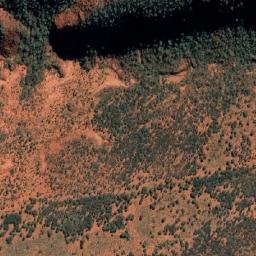 Satellite imagery of Mount Caldwell, AU
