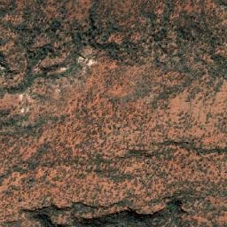 Satellite imagery of Mount Brunonia, AU