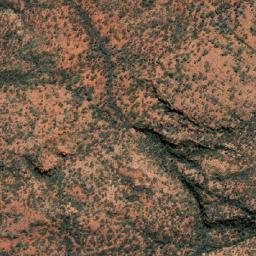 Satellite imagery of Mount Brunonia, AU