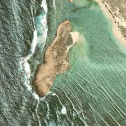 Satellite imagery of Point Quobba, AU
