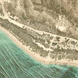 Satellite imagery of Point Quobba, AU