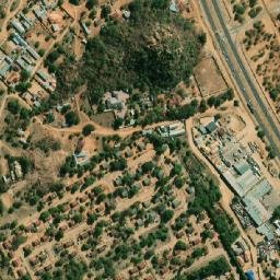 Satellite imagery of Mahatlane Hill, BW