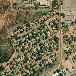 Satellite imagery of Mahatlane Hill, BW