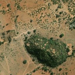 Satellite imagery of Nkoyaphiri Hill, BW