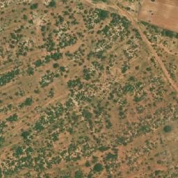 Satellite imagery of Dilegane Hill, BW
