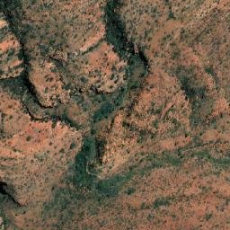 Satellite imagery of Mount Harris, AU
